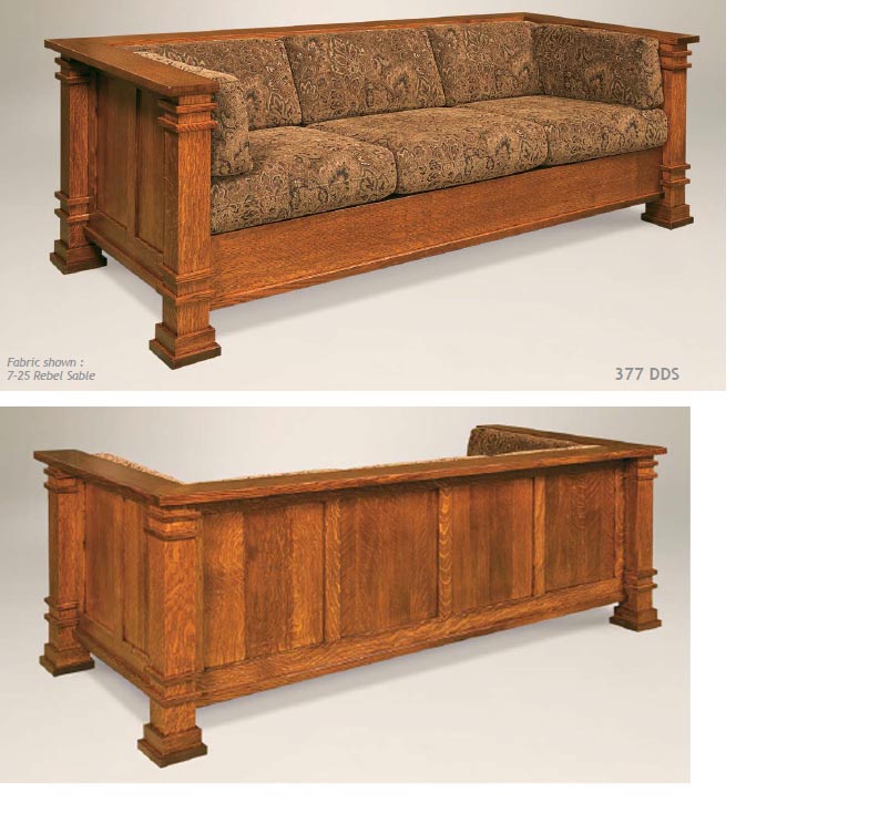 amish woodworking custom bow arm furniture image
