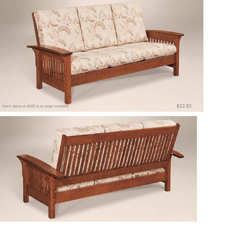 amish woodworking custom bow arm furniture image