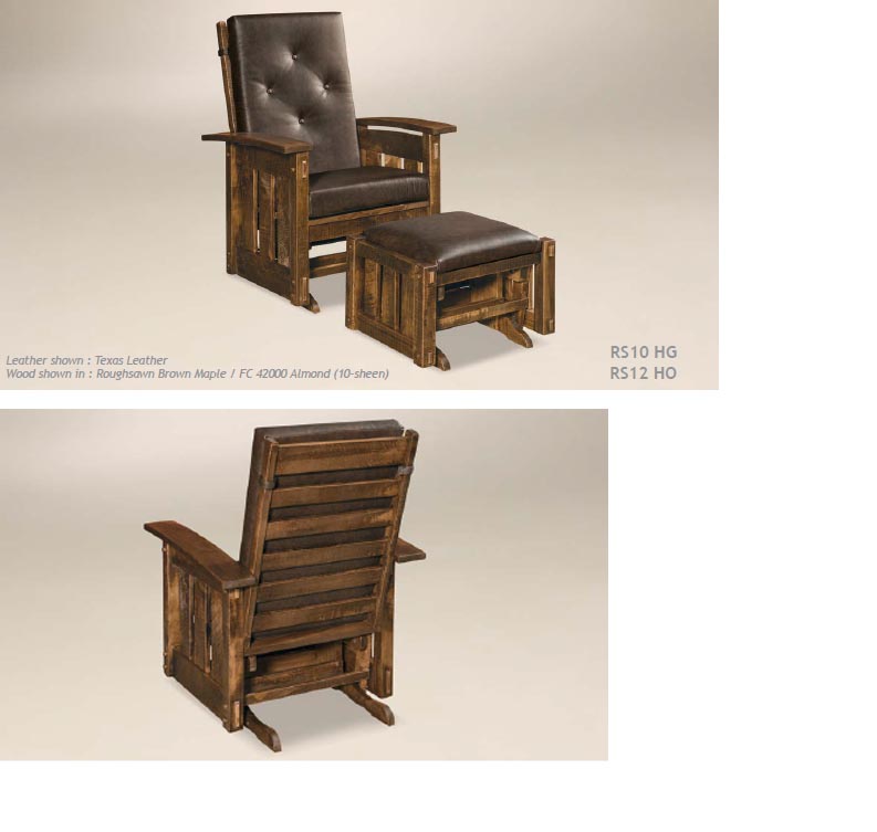 amish woodworking custom bow arm furniture image