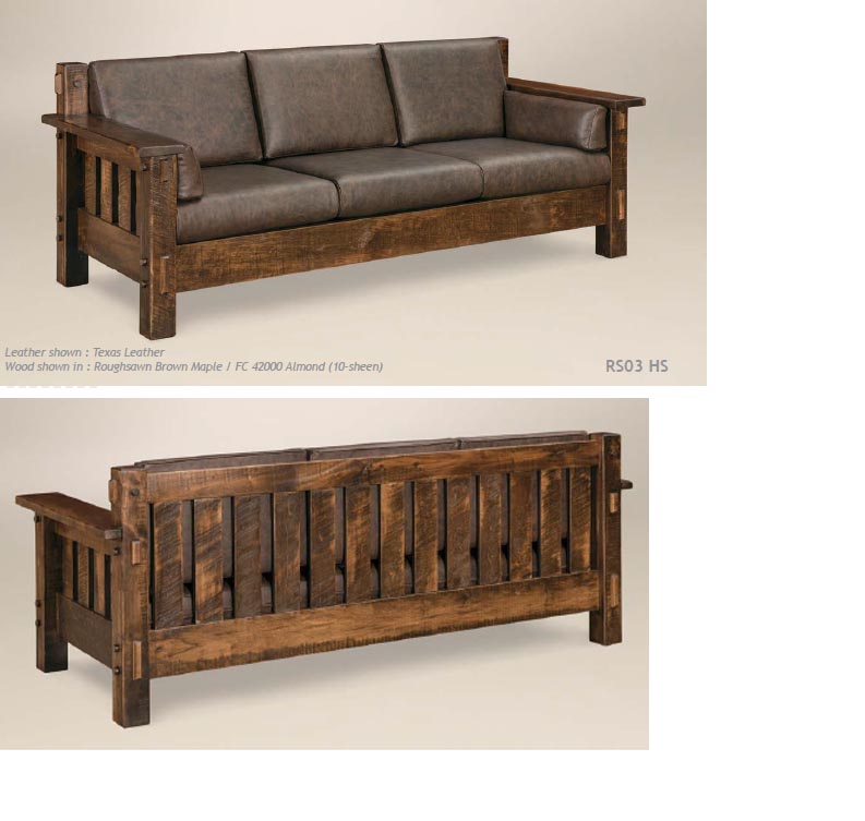 amish woodworking custom bow arm furniture image