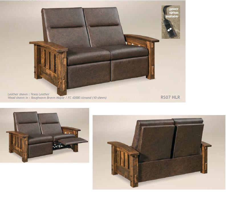 amish woodworking custom bow arm furniture image