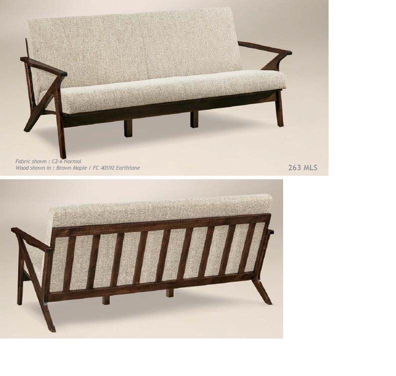 amish woodworking custom bow arm furniture image