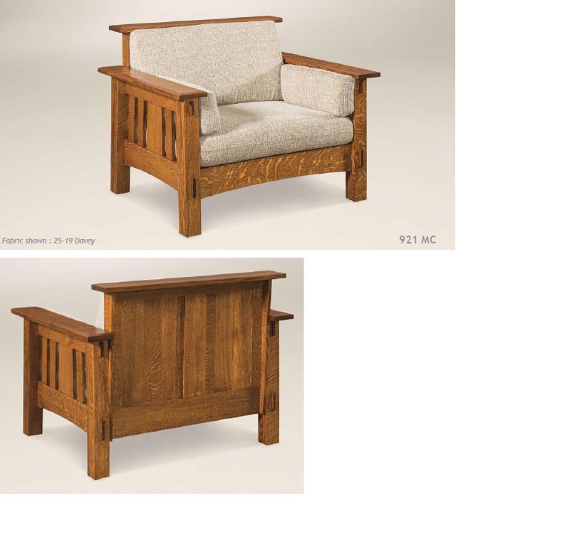 amish woodworking custom bow arm furniture image