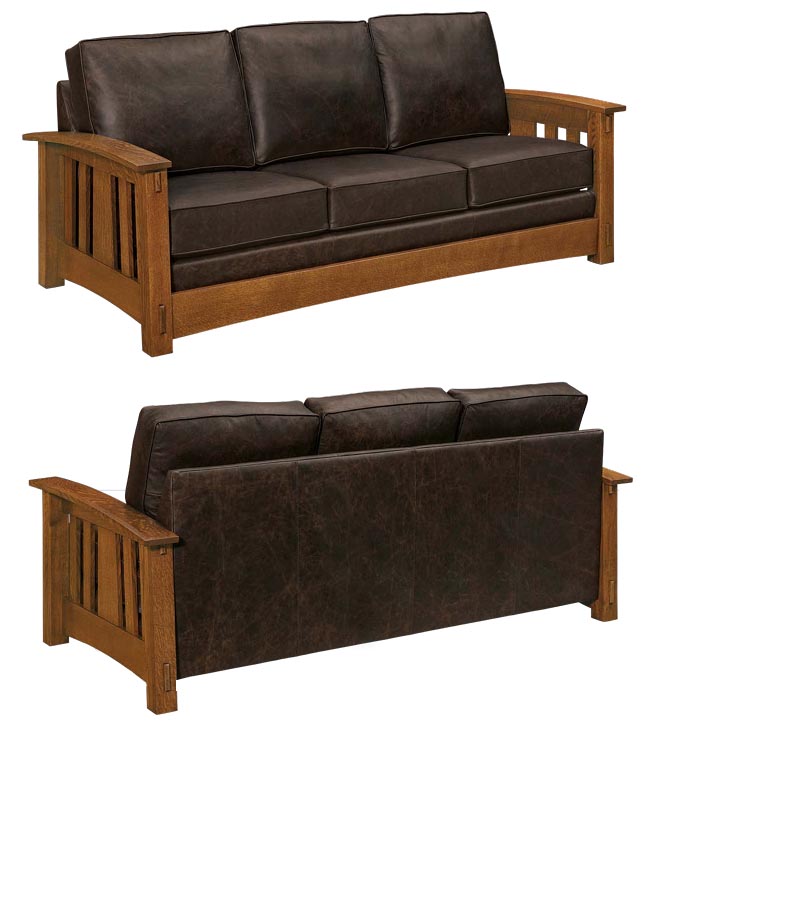 amish woodworking custom bow arm furniture image