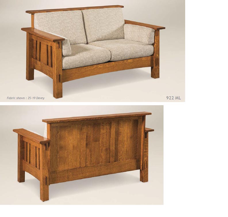 amish woodworking custom bow arm furniture image