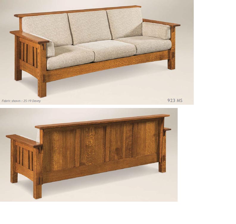amish woodworking custom bow arm furniture image