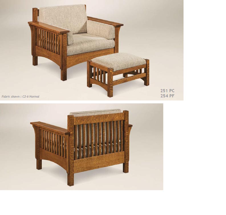 amish woodworking custom bow arm furniture image