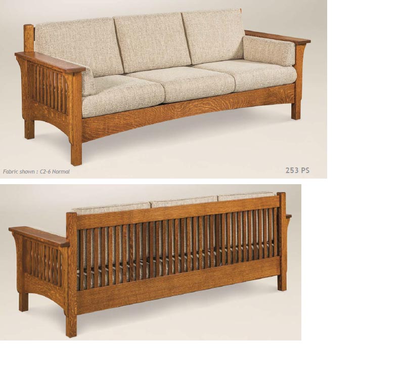 amish woodworking custom bow arm furniture image