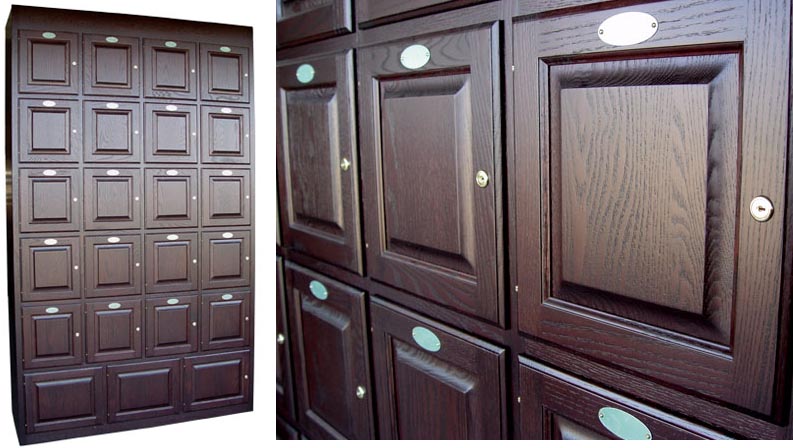amish woodworking custom country club locker image