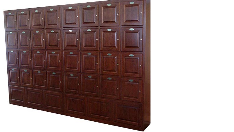 amish woodworking custom country club locker image