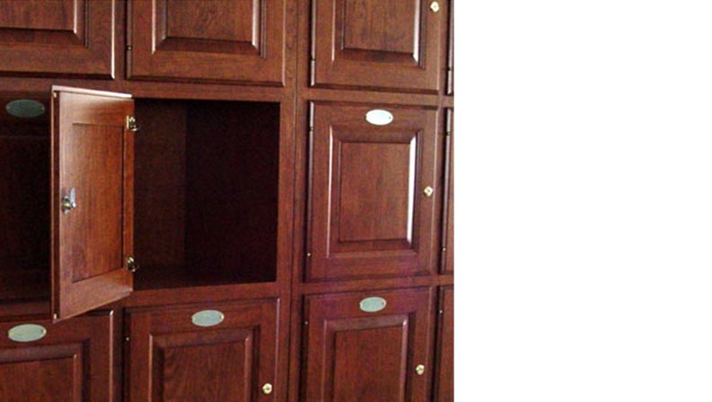amish woodworking custom country club locker image