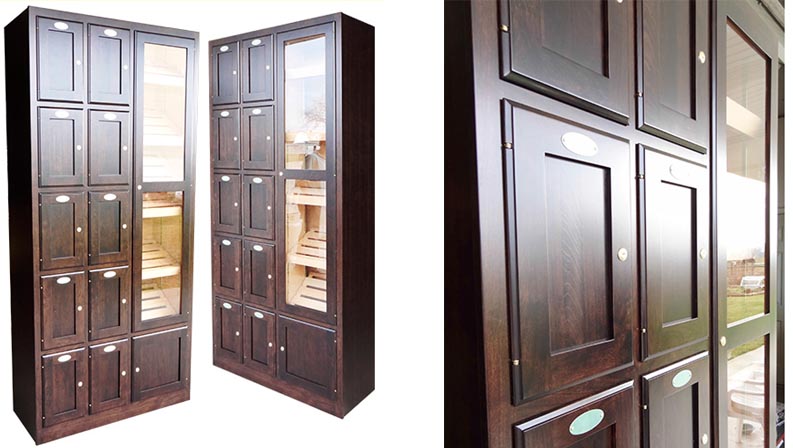 amish woodworking custom country club locker image