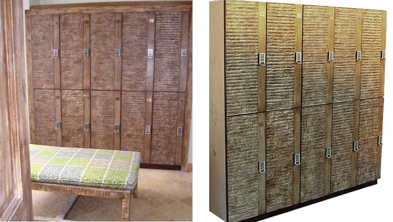 amish woodworking custom country club locker image