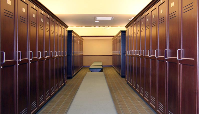 amish woodworking custom country club locker image