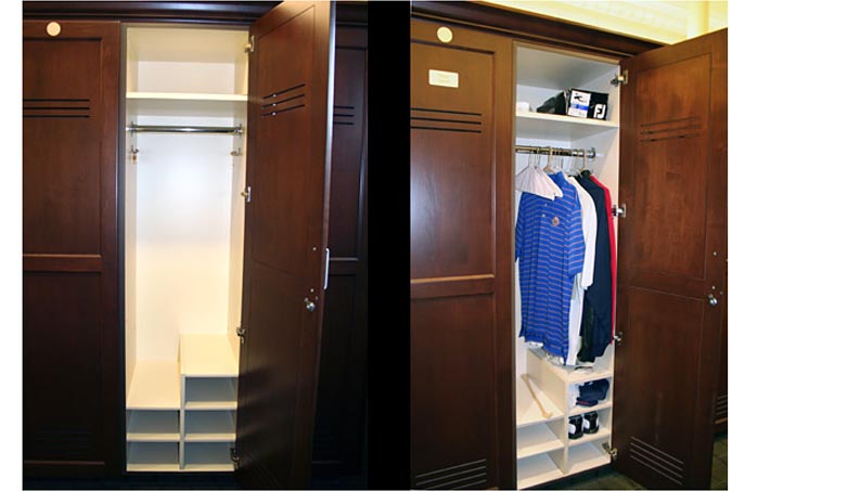 amish woodworking custom country club locker image