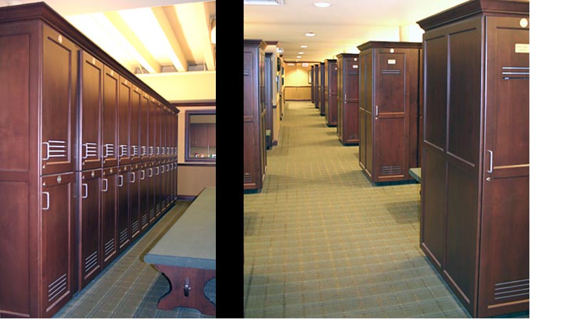 amish woodworking custom country club locker image
