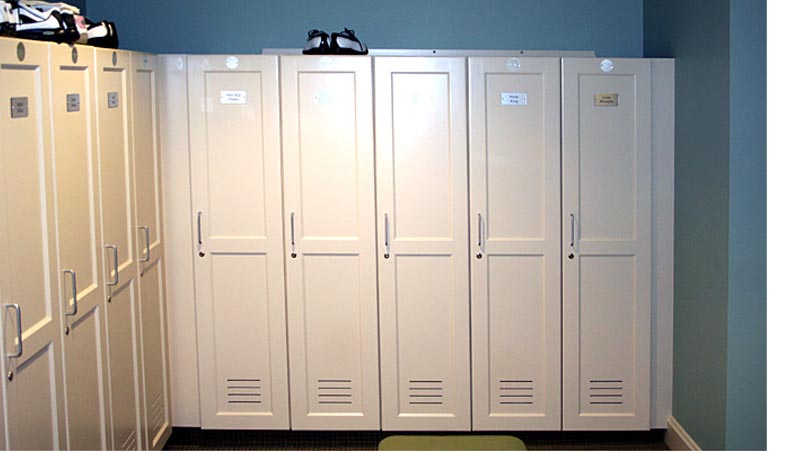 amish woodworking custom country club locker image