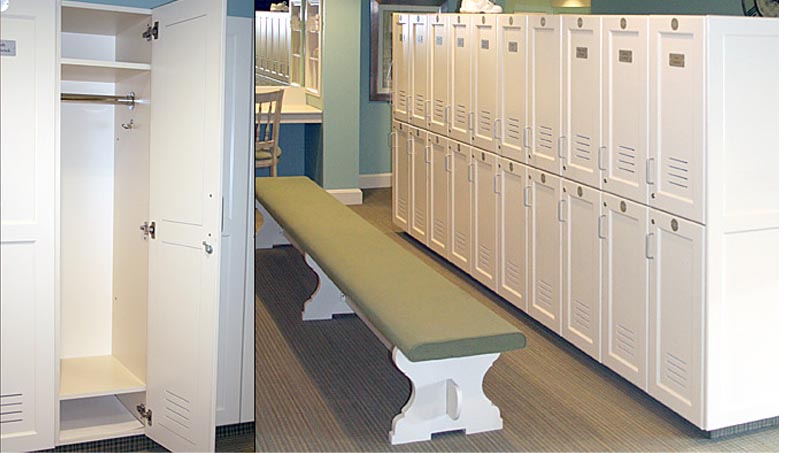 amish woodworking custom country club locker image