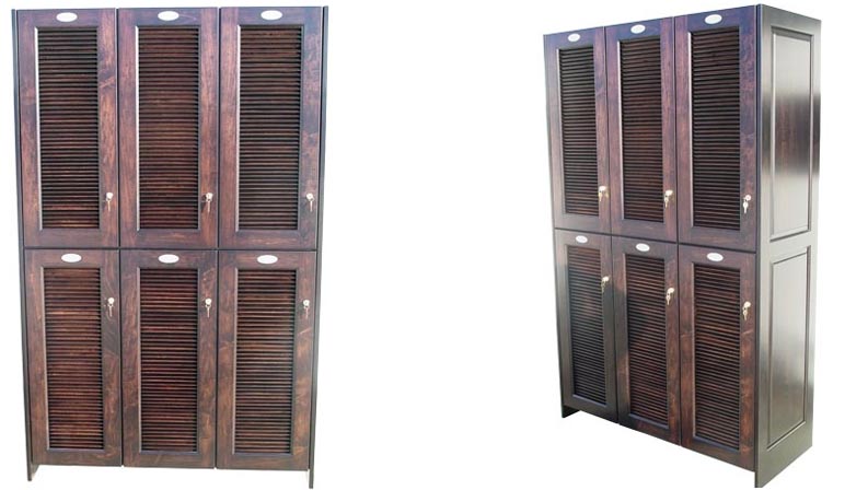amish woodworking custom country club locker image