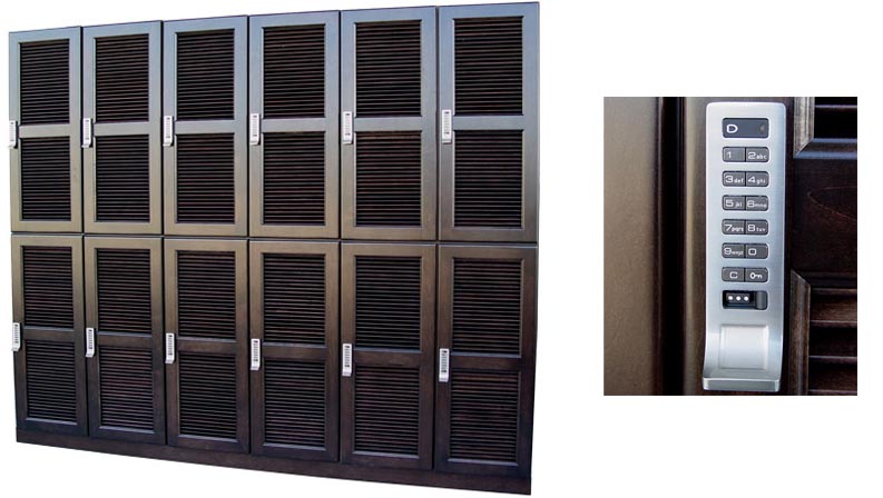 amish woodworking custom country club locker image