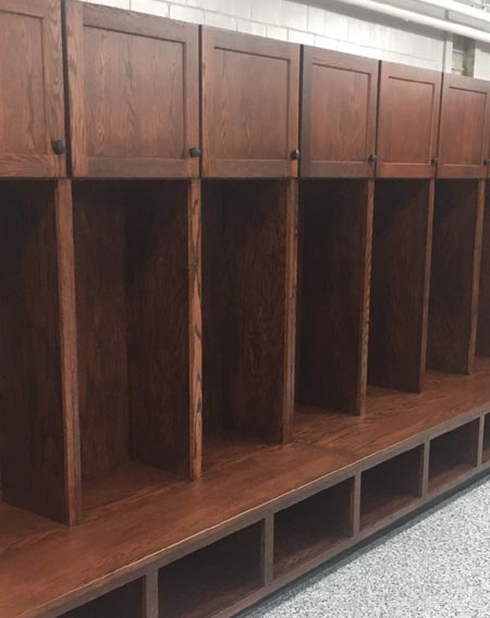 amish woodworking custom country club locker image