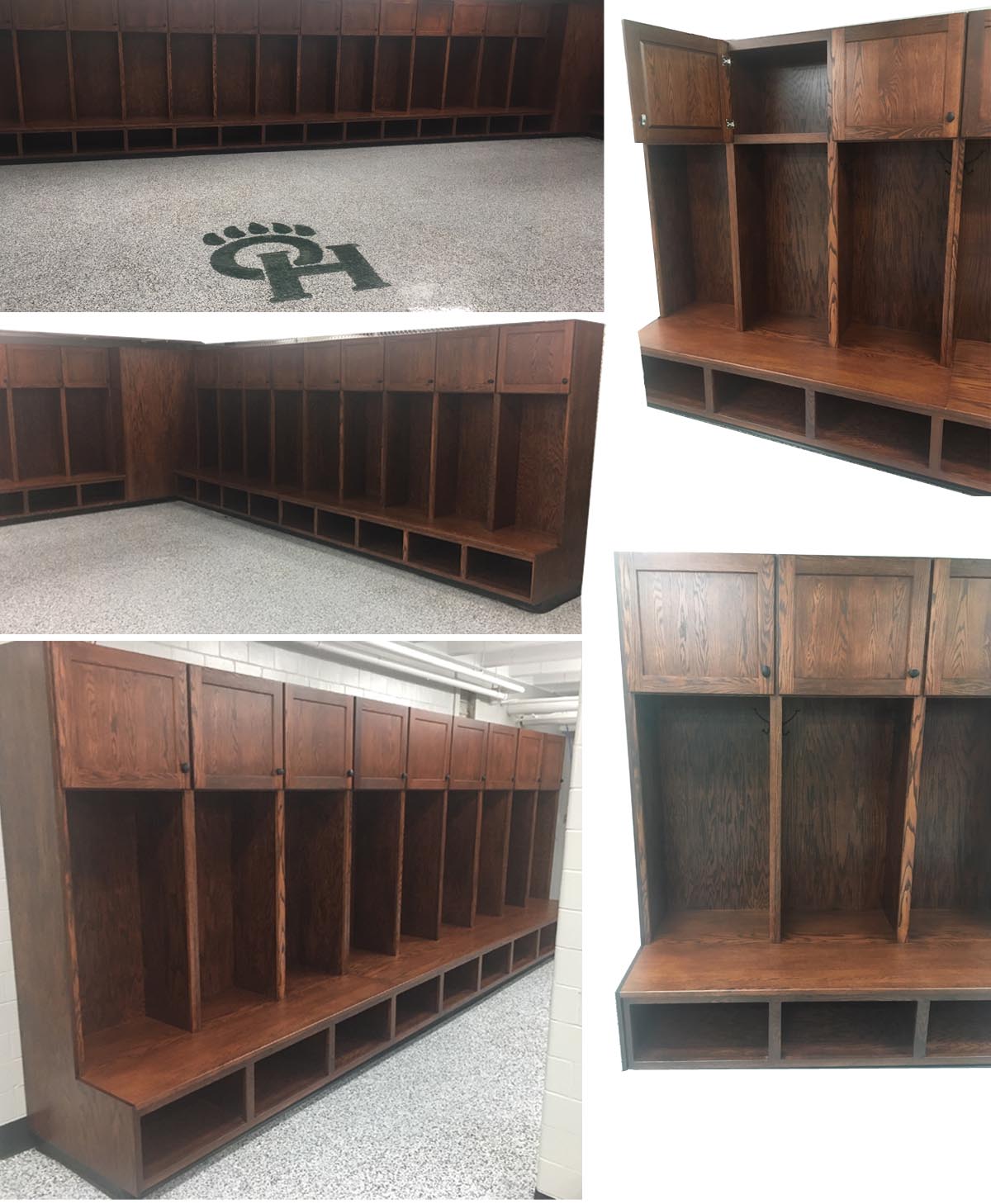 amish woodworking custom country club locker image