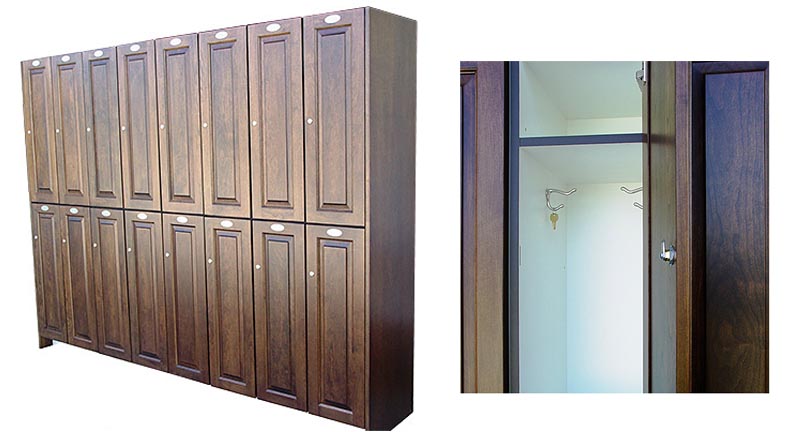 amish woodworking custom country club locker image