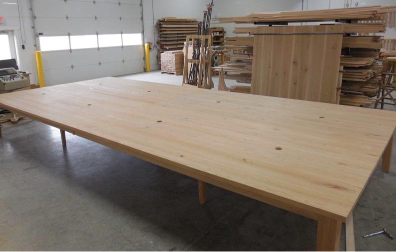 amish woodworking custom conference room table image