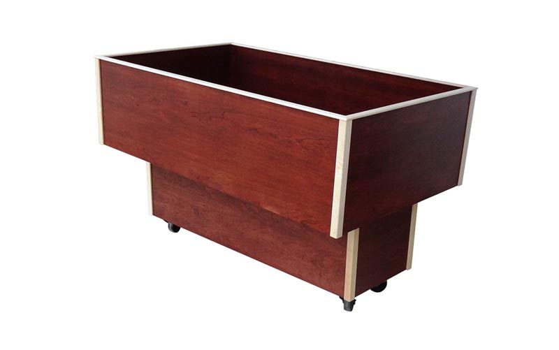 amish woodworking custom mobile cart image