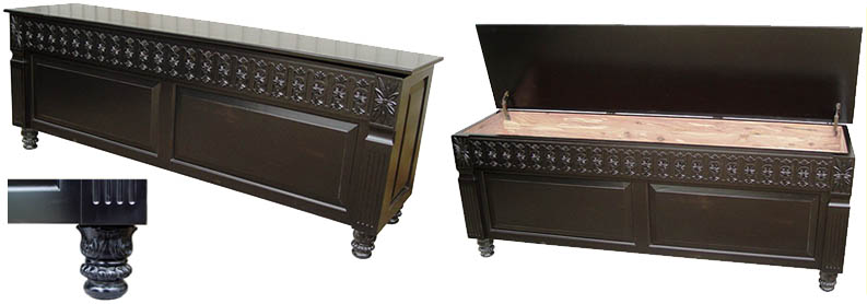 amish woodworking custom cedar chest image