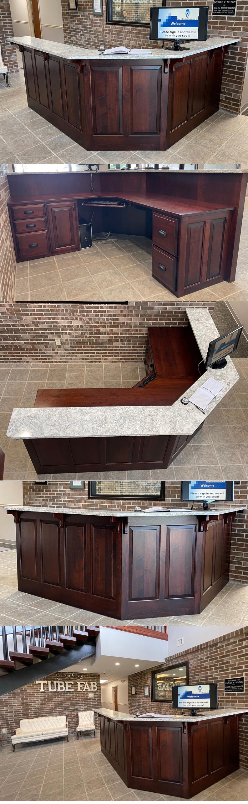 amish woodworking custom desk image