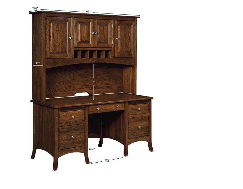 amish woodworking custom desk image