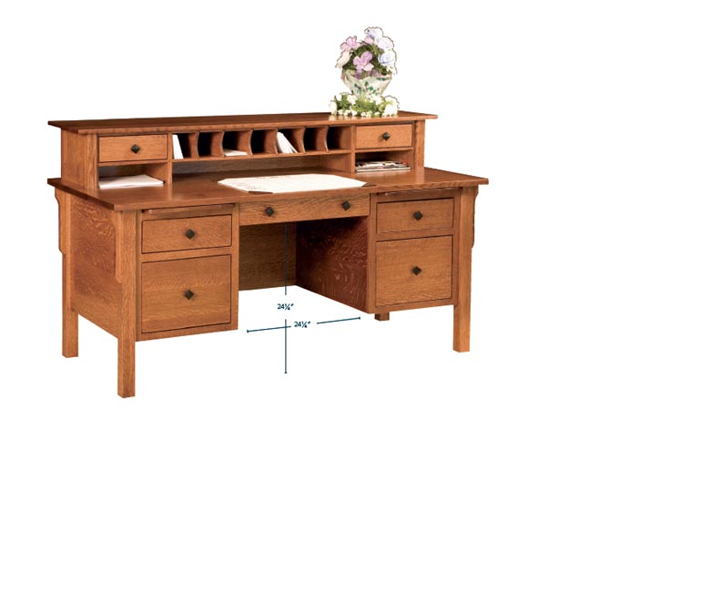 amish woodworking custom desk image