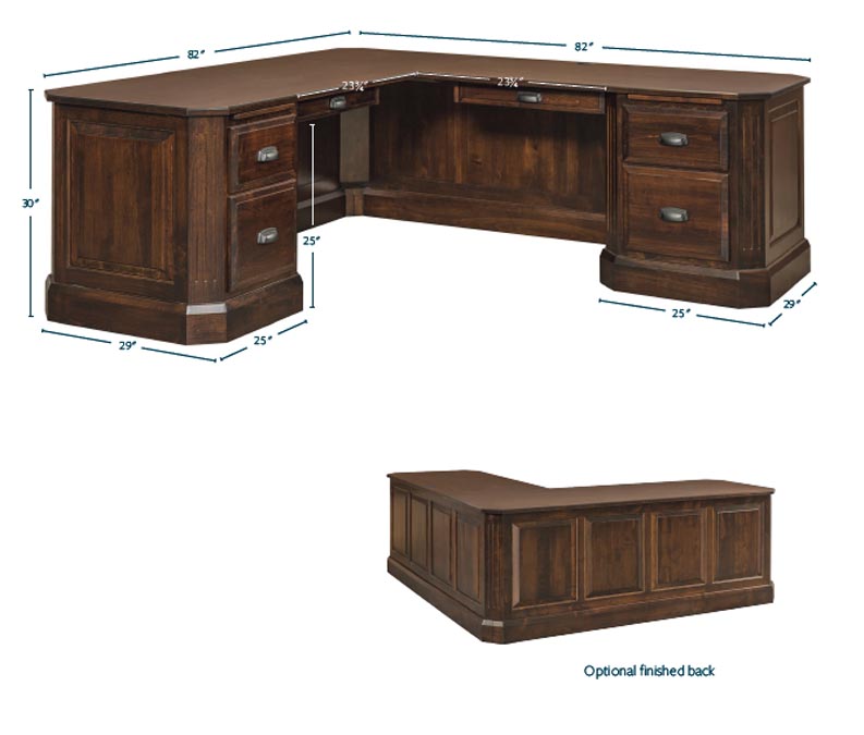 amish woodworking custom desk image