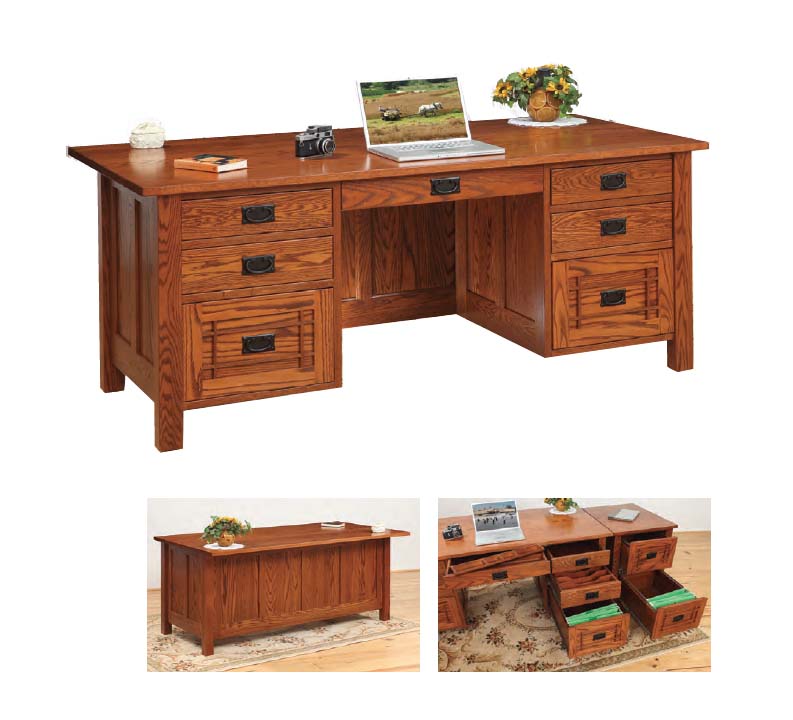 amish woodworking custom desk image