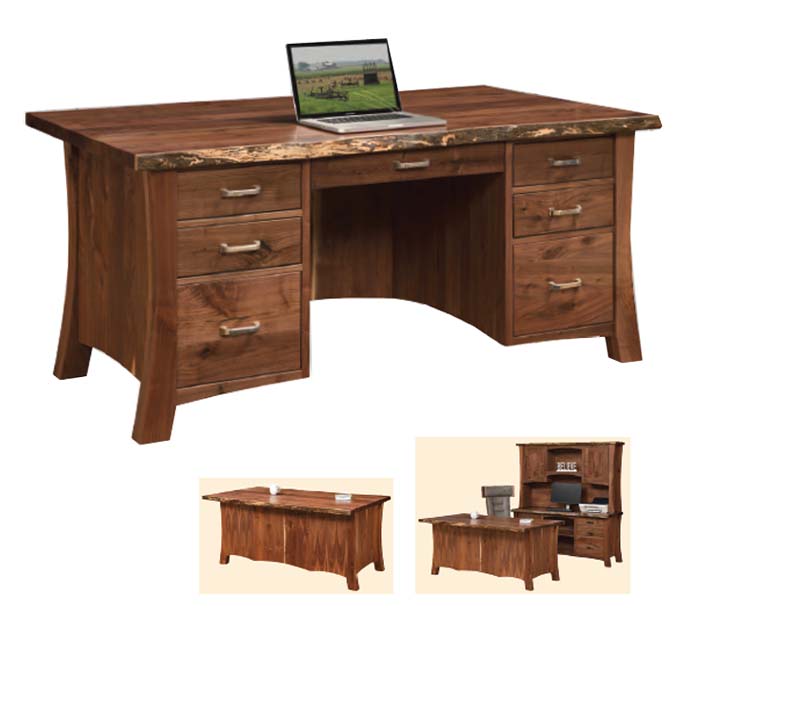 amish woodworking custom desk image