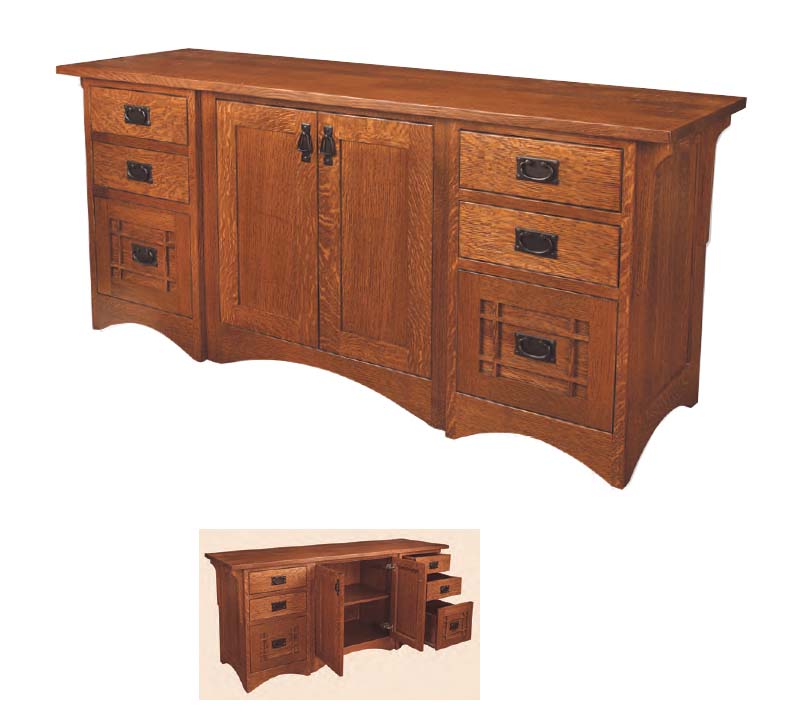 amish woodworking custom desk image