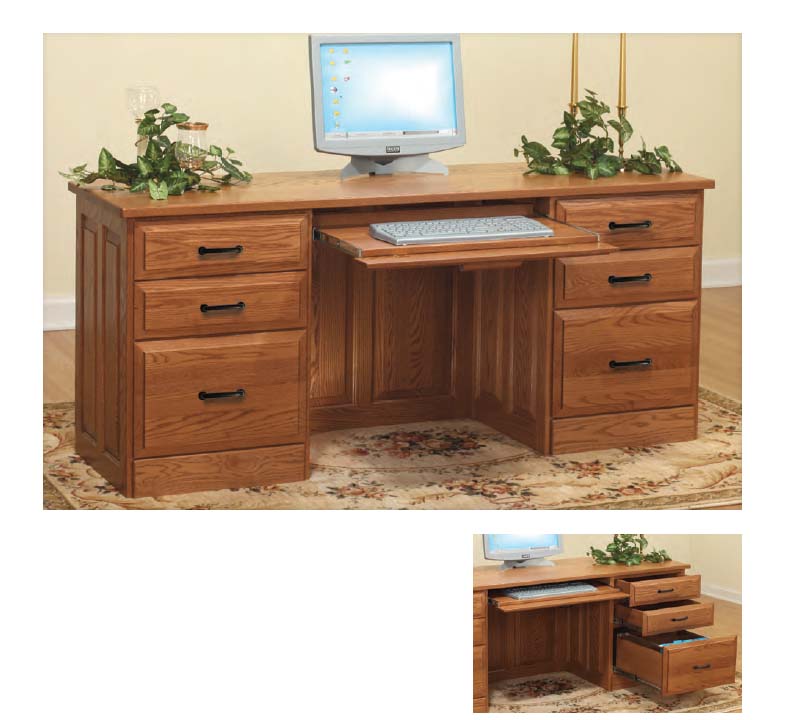amish woodworking custom desk image