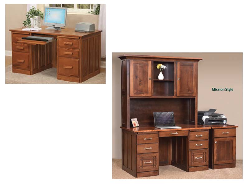 amish woodworking custom desk image