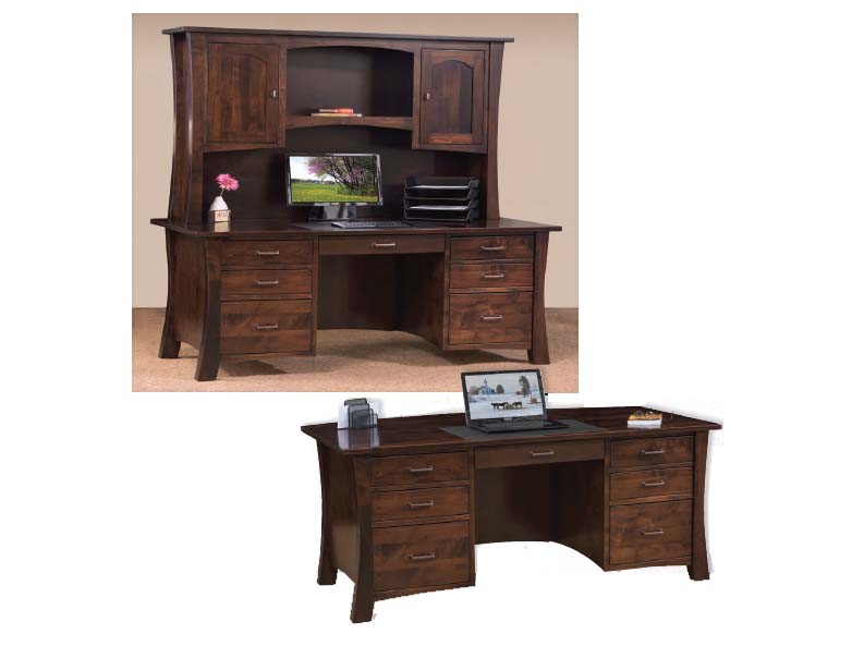 amish woodworking custom desk image