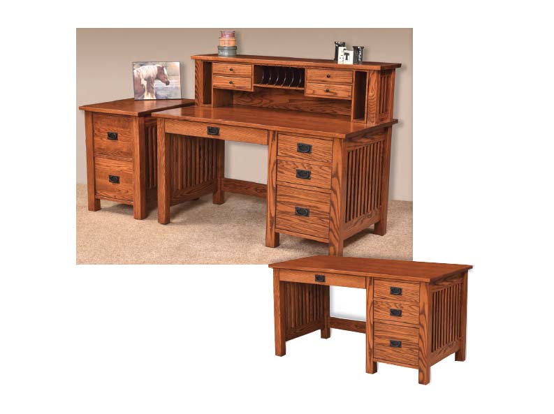 amish woodworking custom desk image