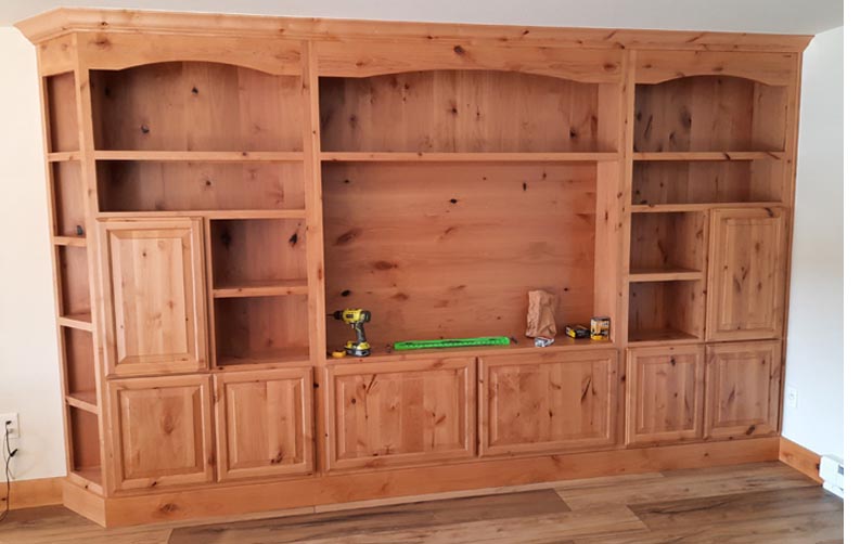 amish woodworking entertainment centers image