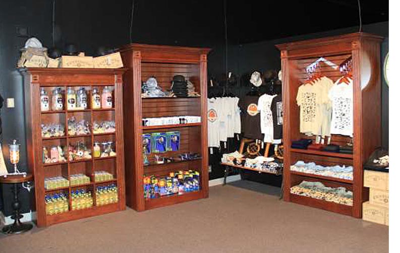 amish woodworking custom display cabinet image