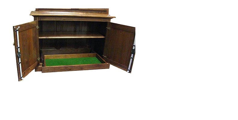 amish woodworking custom gun cabinet image