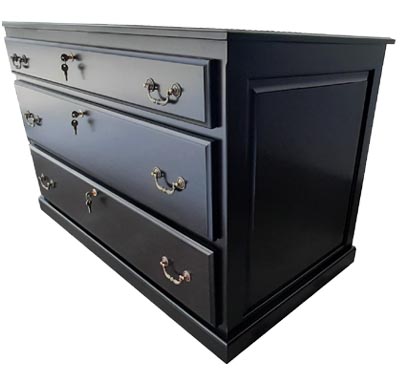 amish woodworking gun cabinet image