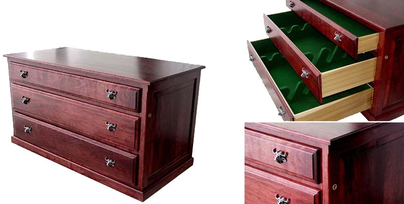 amish woodworking custom gun cabinet image