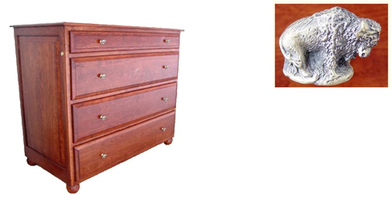 amish woodworking custom gun cabinet image