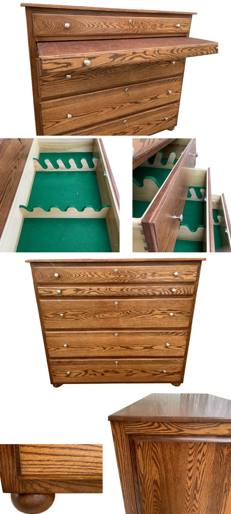 amish woodworking custom gun cabinet image