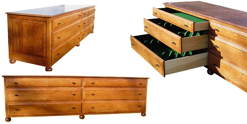 amish woodworking custom gun cabinet image