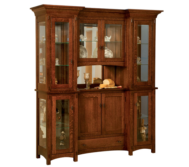amish woodworking custom hutches & buffets image